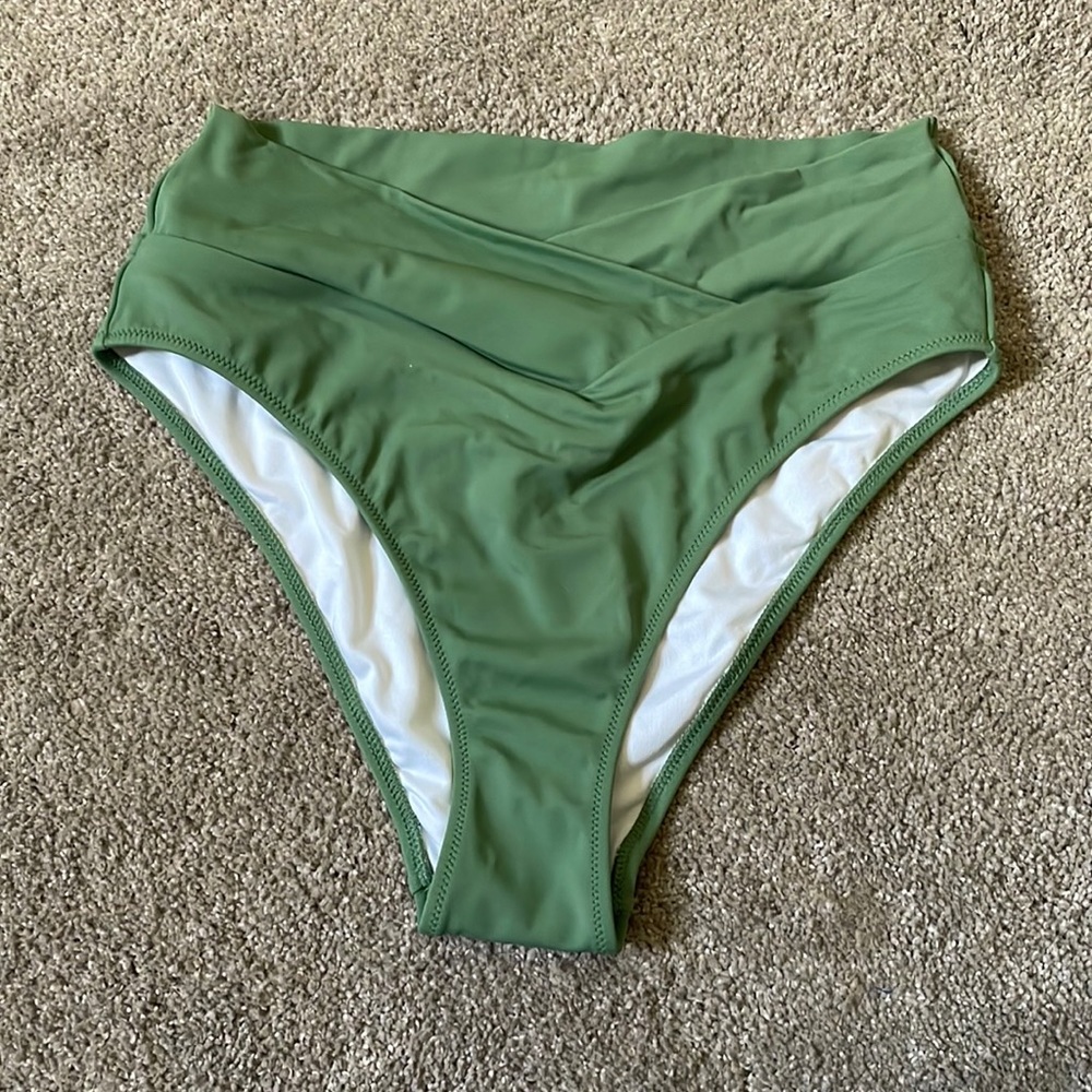 Victoria’s Secret PINK high waist crossover bikini bottom